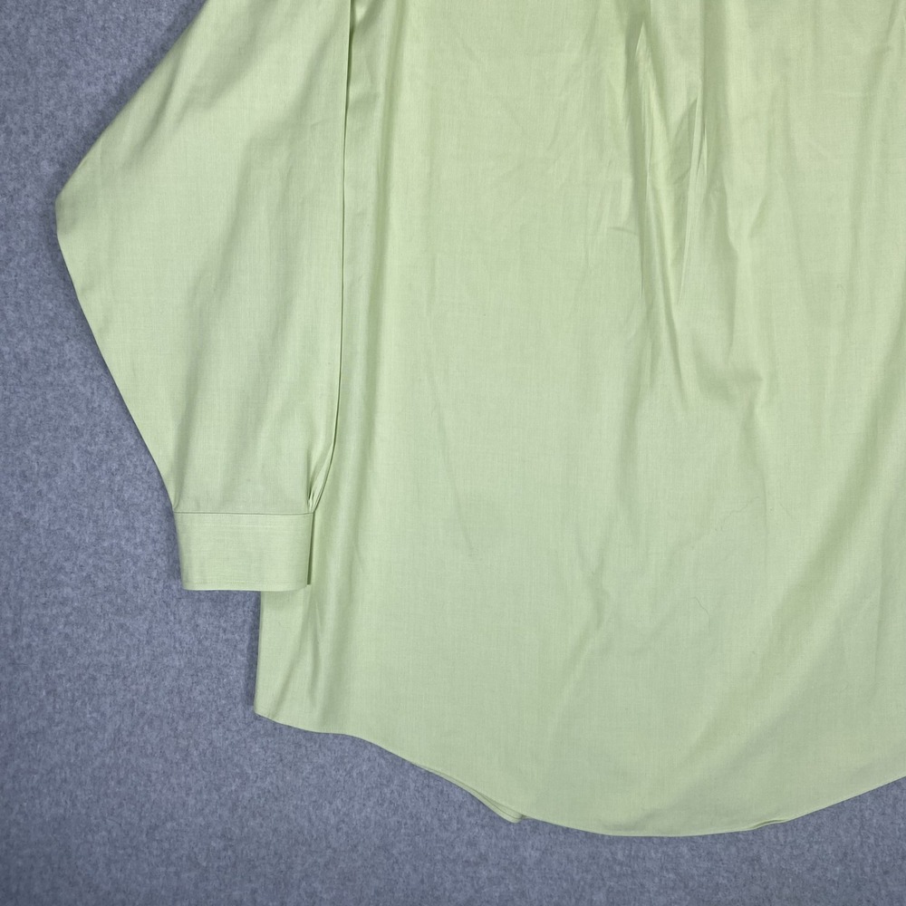 Brooks Brothers Button Down Shirt Mens 16.5-33 Yellow Traditional Fit Non-Iron - Picture 9 of 16